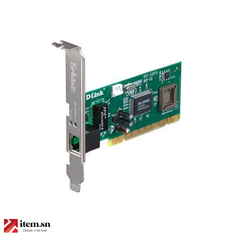 Carte réseau D-Link PCI 10/100Mbps contrôle de flux et Support Boot