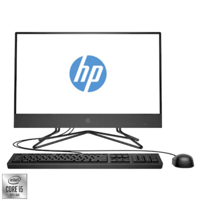 HP All-in-One 200 G4 - Intel(R) Core(TM) i5-10210U CPU - 4Gb - 1Tb 22" Full HD Noir