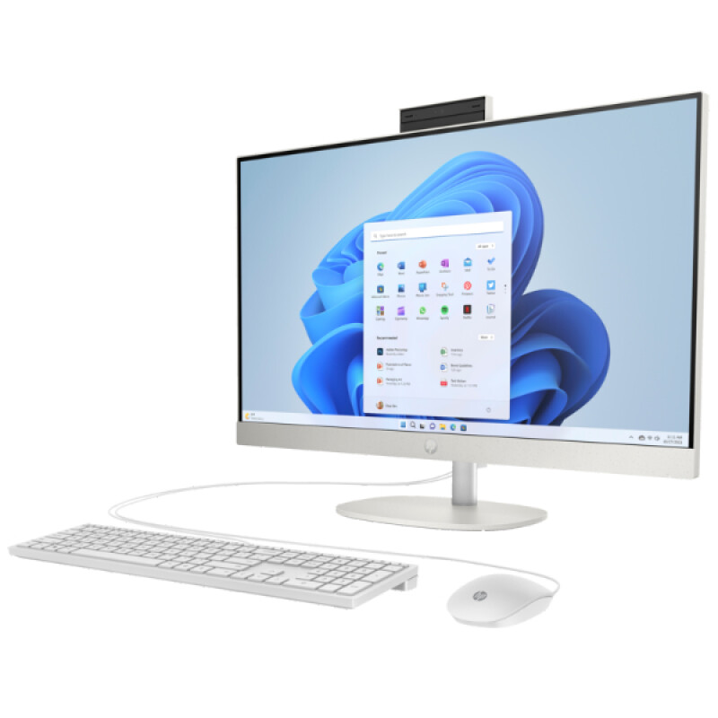 HP All-in-One 27-cr0056nh PC - Intel(R) Core(TM) i7-1355U - 8Gb - 512Gb 27" Full HD Blanc