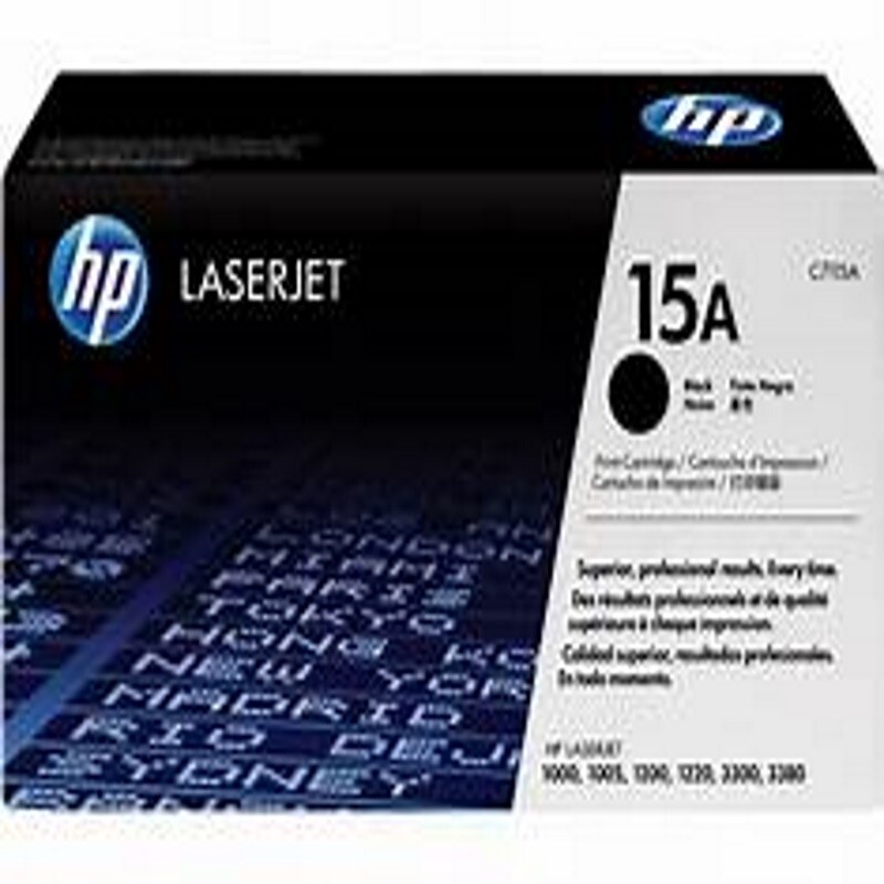 Toner HP 15A -Noir-2500P/ Laserjet1200 -C7115A