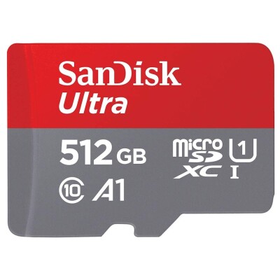 SANDISK CARTE MEMOIRE MICRO SD 512GB ULTRA MICROSDXC UHS-I CARD