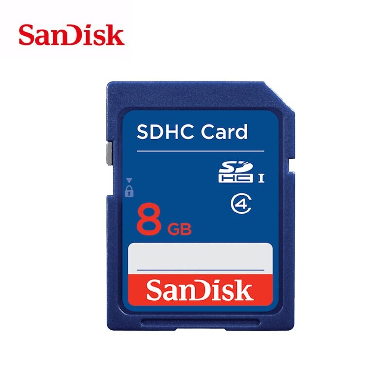 SANDISK CARTE MEMOIRE SD 8GB CLASS 4/ NUMERIQUE