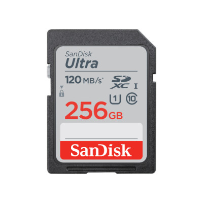 SANDISK SD 256GB ULTRA SDHC UHS-I CARD CLASS 10 80MB/S
