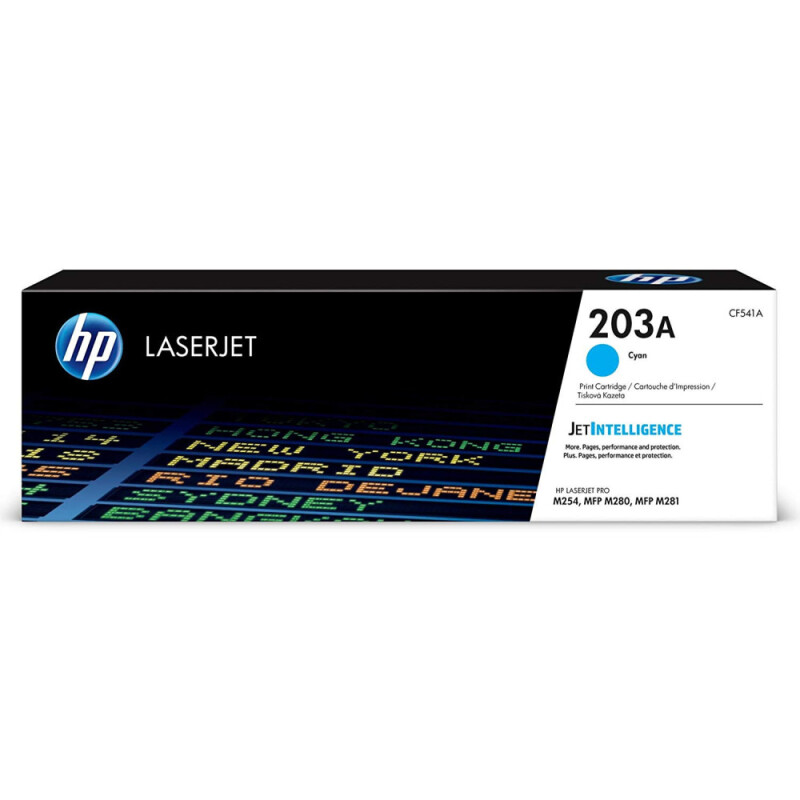 Toner HP 203A-Cyan /1300p/PLM254/280/281-CF541A